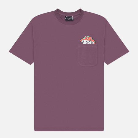 Мужская футболка RIPNDIP Lord Shroomy Pocket, цвет фиолетовый, размер M