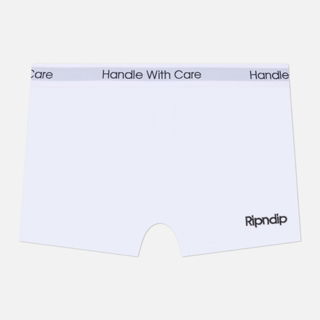 Мужские трусы RIPNDIP Handle With Care Boxers, цвет белый, размер S