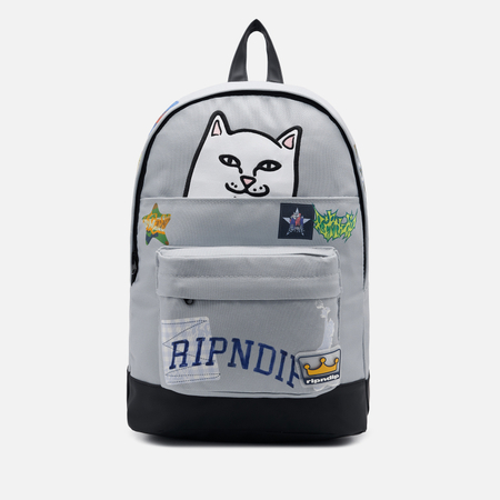 Рюкзак RIPNDIP Lord Nermal Skyline Velcro, цвет серый