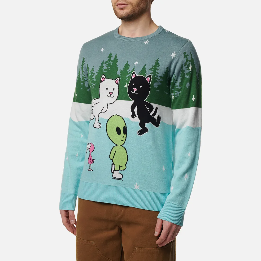 RIPNDIP Мужской свитер Skating With Friends