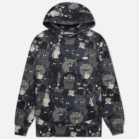 фото Мужская толстовка ripndip family tree hoodie, цвет чёрный, размер s