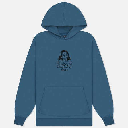 фото Мужская толстовка ripndip lady hoodie, цвет синий, размер s