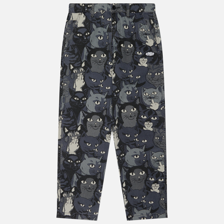 фото Мужские джинсы ripndip family tree denim, цвет чёрный, размер 30