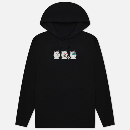 фото Мужская толстовка ripndip shroom diet hoodie, цвет чёрный, размер s