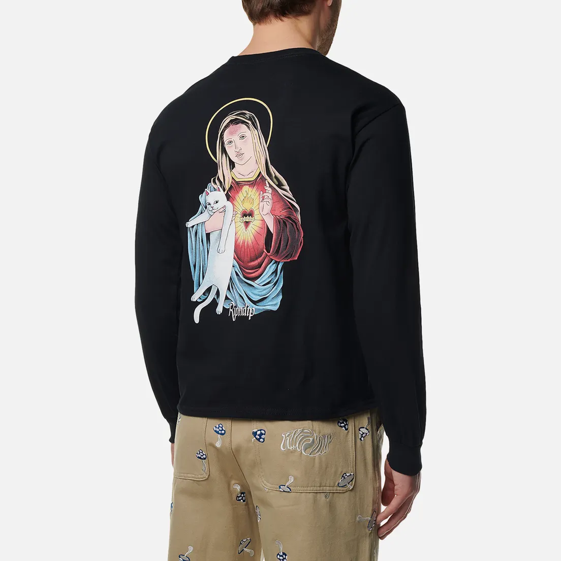 RIPNDIP Мужской лонгслив Mother Mary