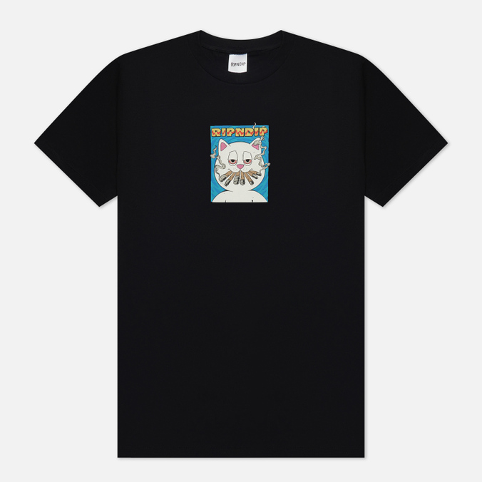 Мужская футболка RIPNDIP Blunt Face, цвет чёрный