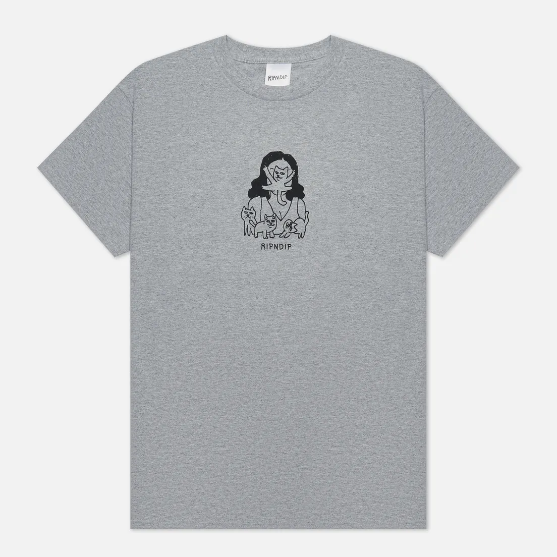 RIPNDIP Мужская футболка Cat Lady