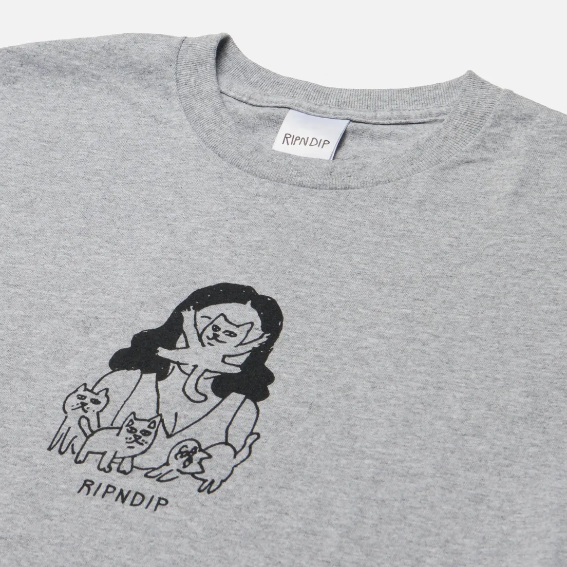 RIPNDIP Мужская футболка Cat Lady