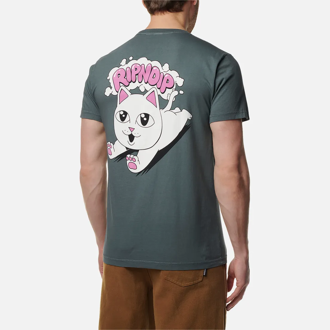 RIPNDIP Мужская футболка Leaping Kitty