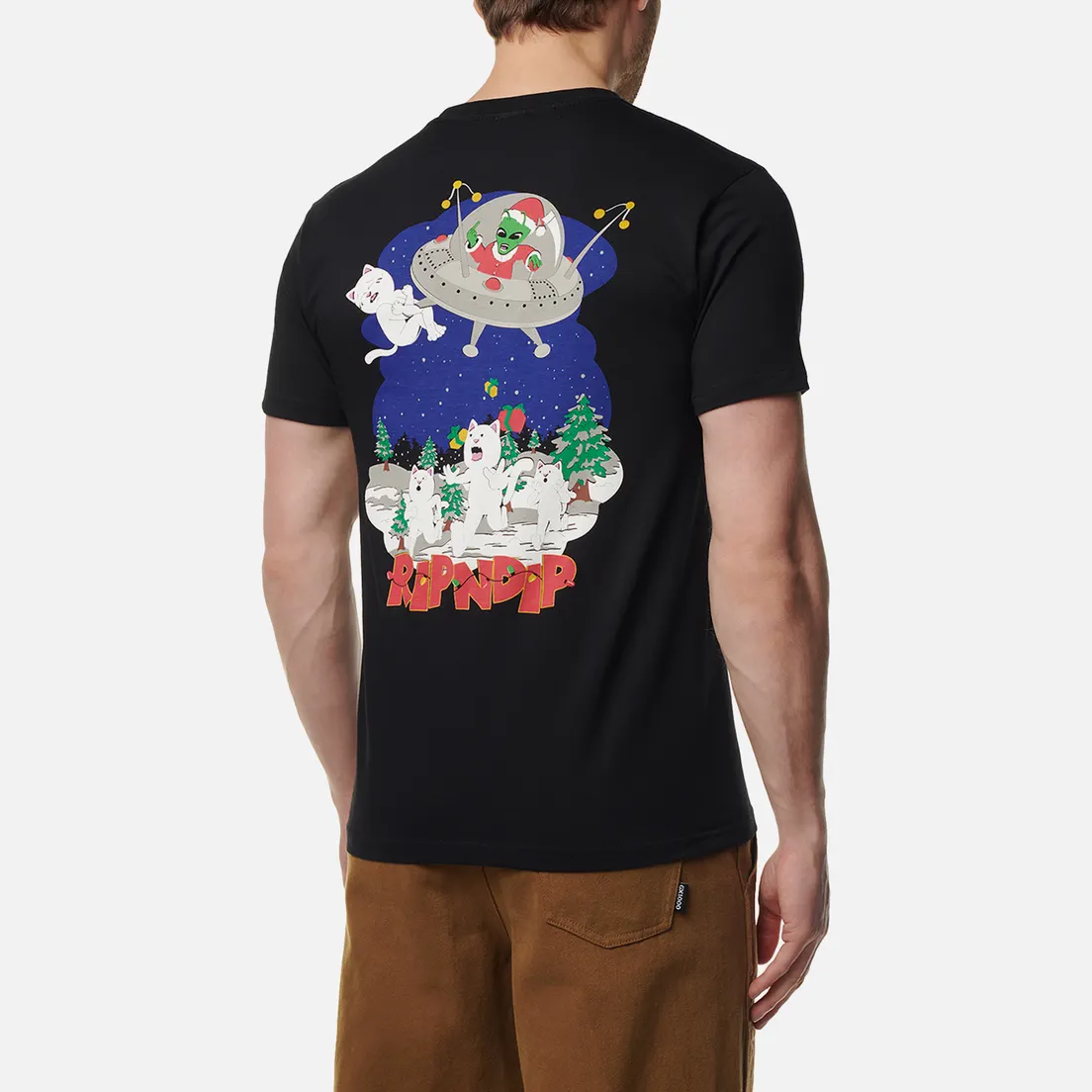 RIPNDIP Мужская футболка Space Santa