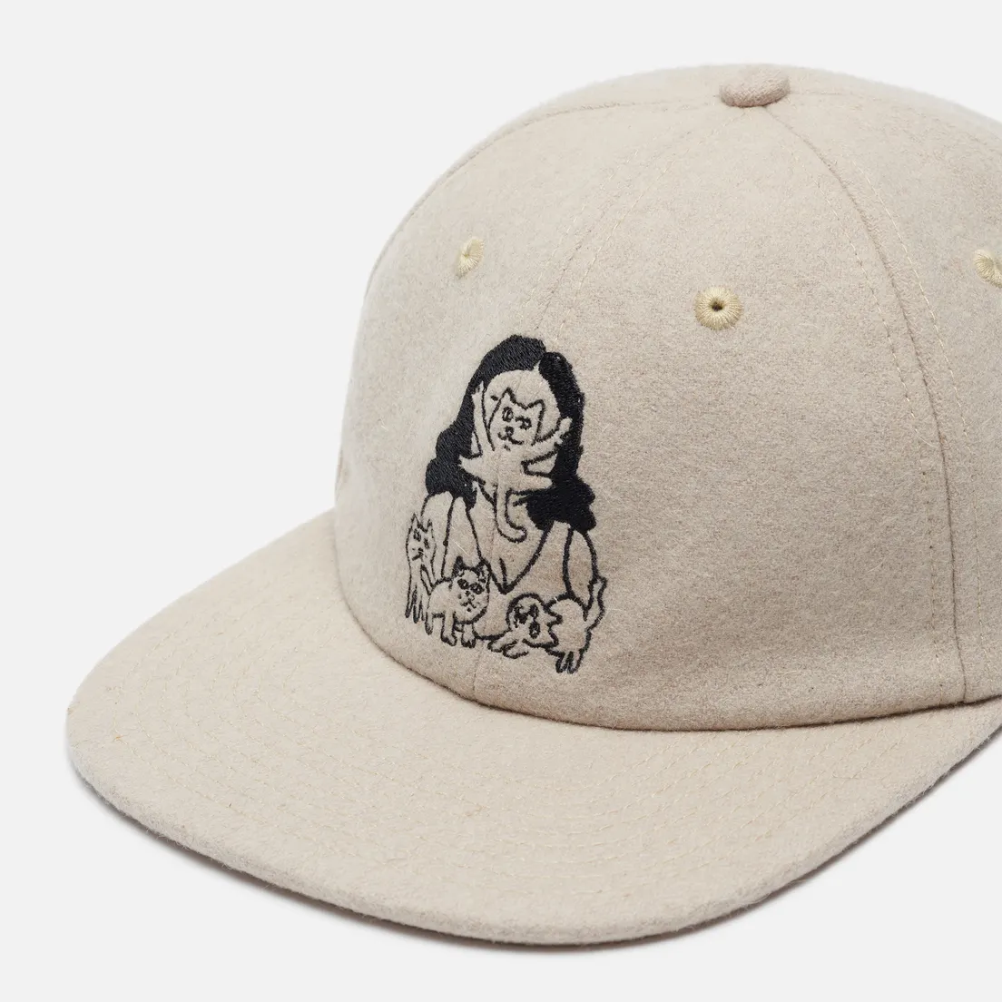 RIPNDIP Кепка Cat Lady Wool Strapback