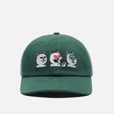 фото Кепка ripndip shroom diet dad, цвет зелёный