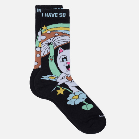 фото Носки ripndip so mushroom, цвет чёрный, размер 40-46 eu