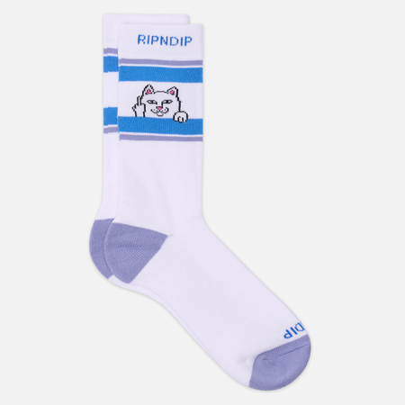 фото Носки ripndip peeking nermal, цвет белый, размер 40-46 eu