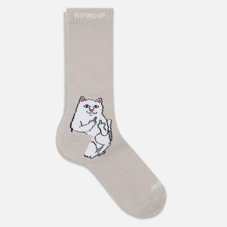 фото Носки ripndip lord nermal, цвет бежевый, размер 40-46 eu