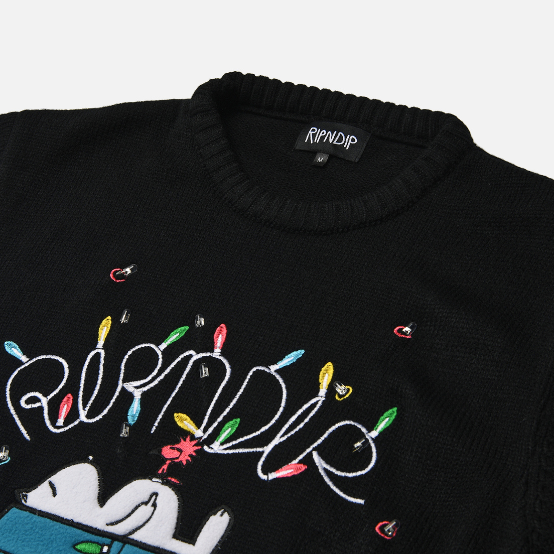 RIPNDIP Мужской свитер Nerm Christmas Light Up