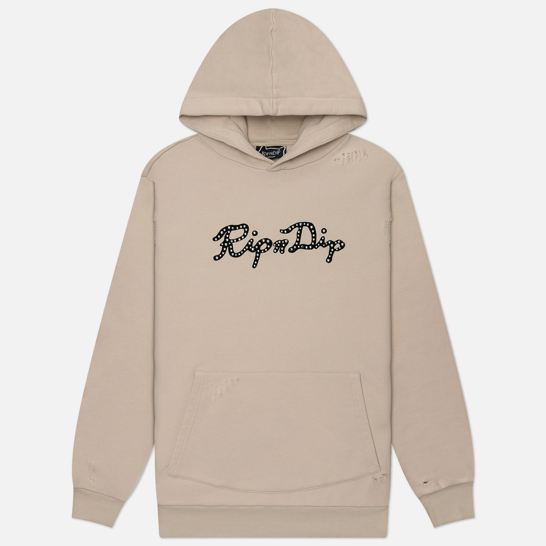 RIPNDIP Мужская толстовка Script Distressed Hoodie