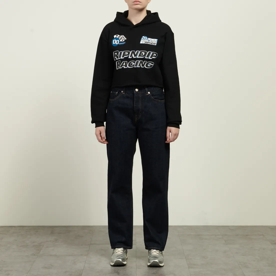 RIPNDIP Женская толстовка Ripnrace Cropped Hoodie