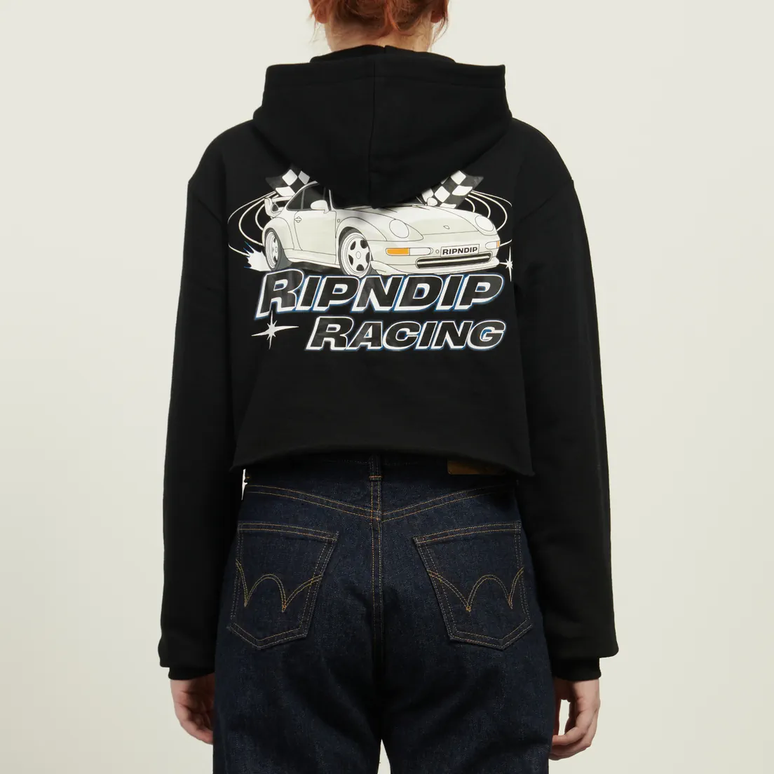 RIPNDIP Женская толстовка Ripnrace Cropped Hoodie