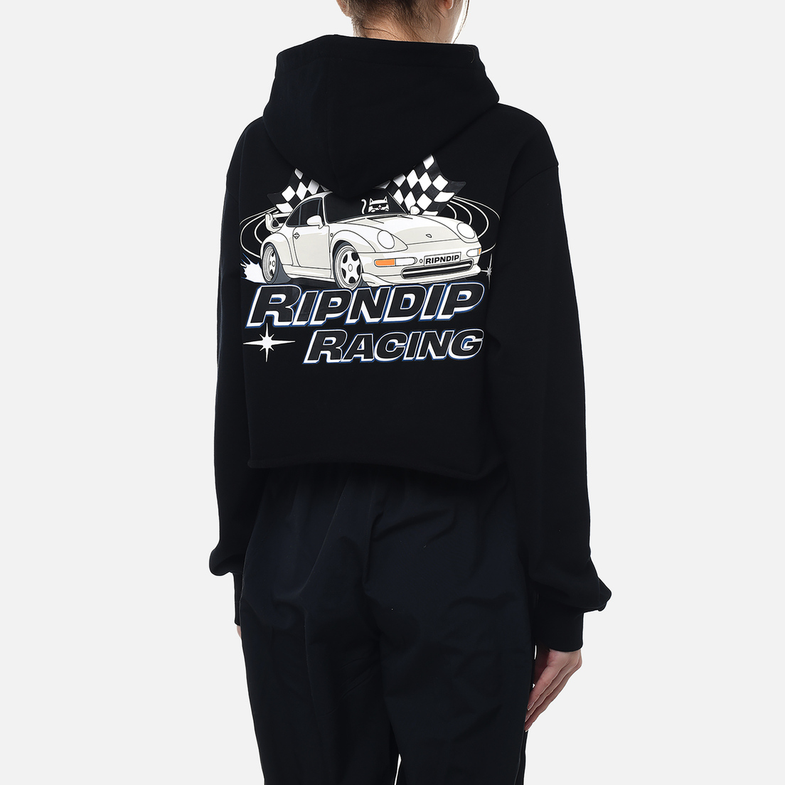 RIPNDIP Женская толстовка Ripnrace Cropped Hoodie