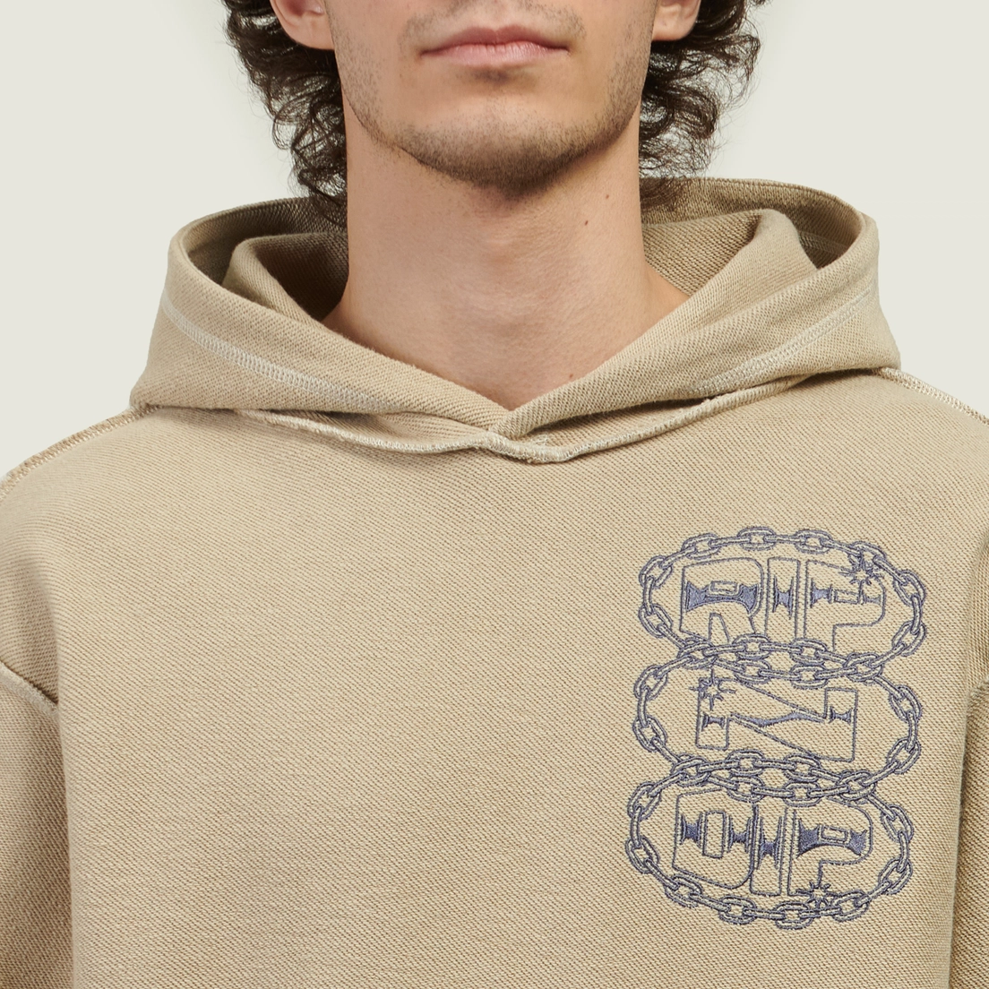 RIPNDIP Мужская толстовка Linked Up Reverse Stitched Hoodie