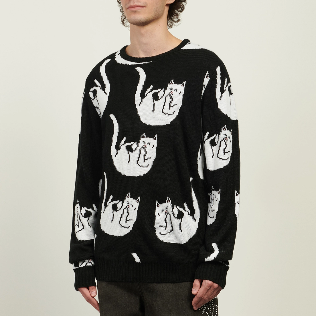 RIPNDIP Мужской свитер Falling For Nermal Knit