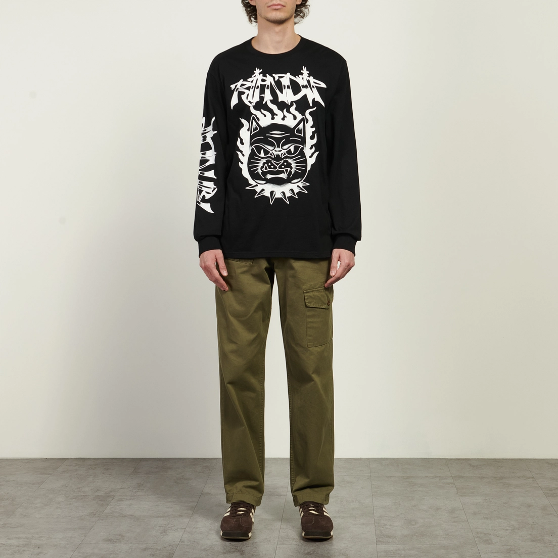 RIPNDIP Мужской лонгслив The Happiest Cat