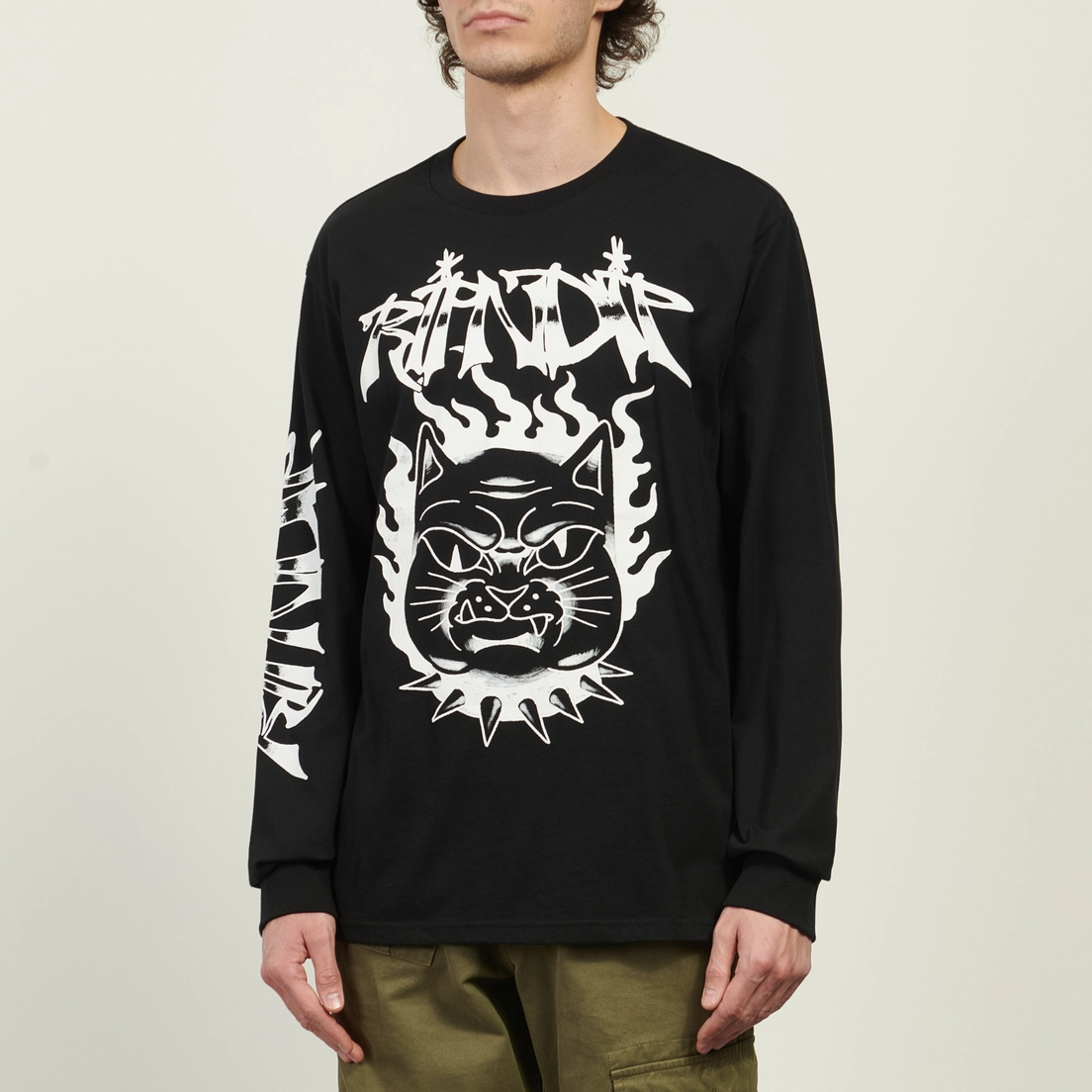 RIPNDIP Мужской лонгслив The Happiest Cat