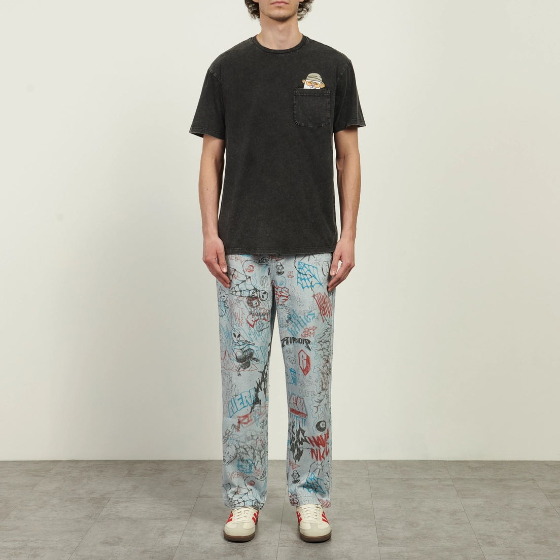 RIPNDIP Мужская футболка Nermal S Thompson Pocket