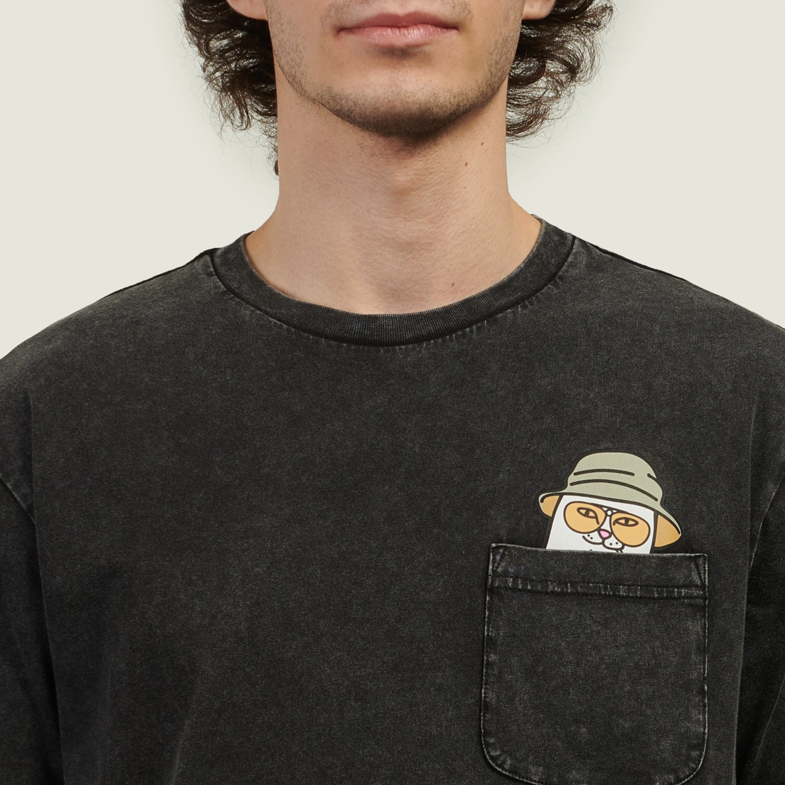 RIPNDIP Мужская футболка Nermal S Thompson Pocket