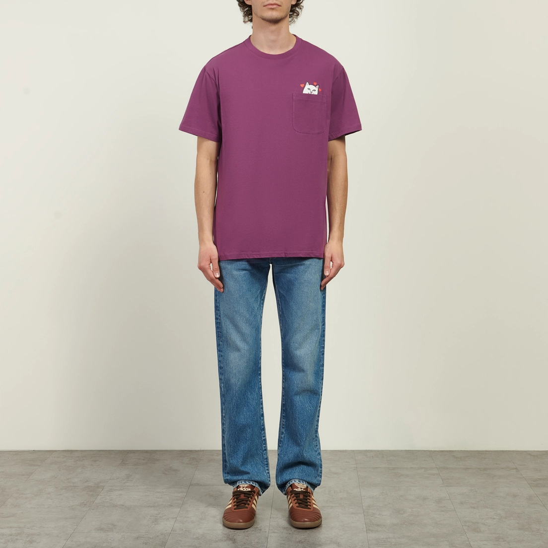 RIPNDIP Мужская футболка Nermal Loves Pocket