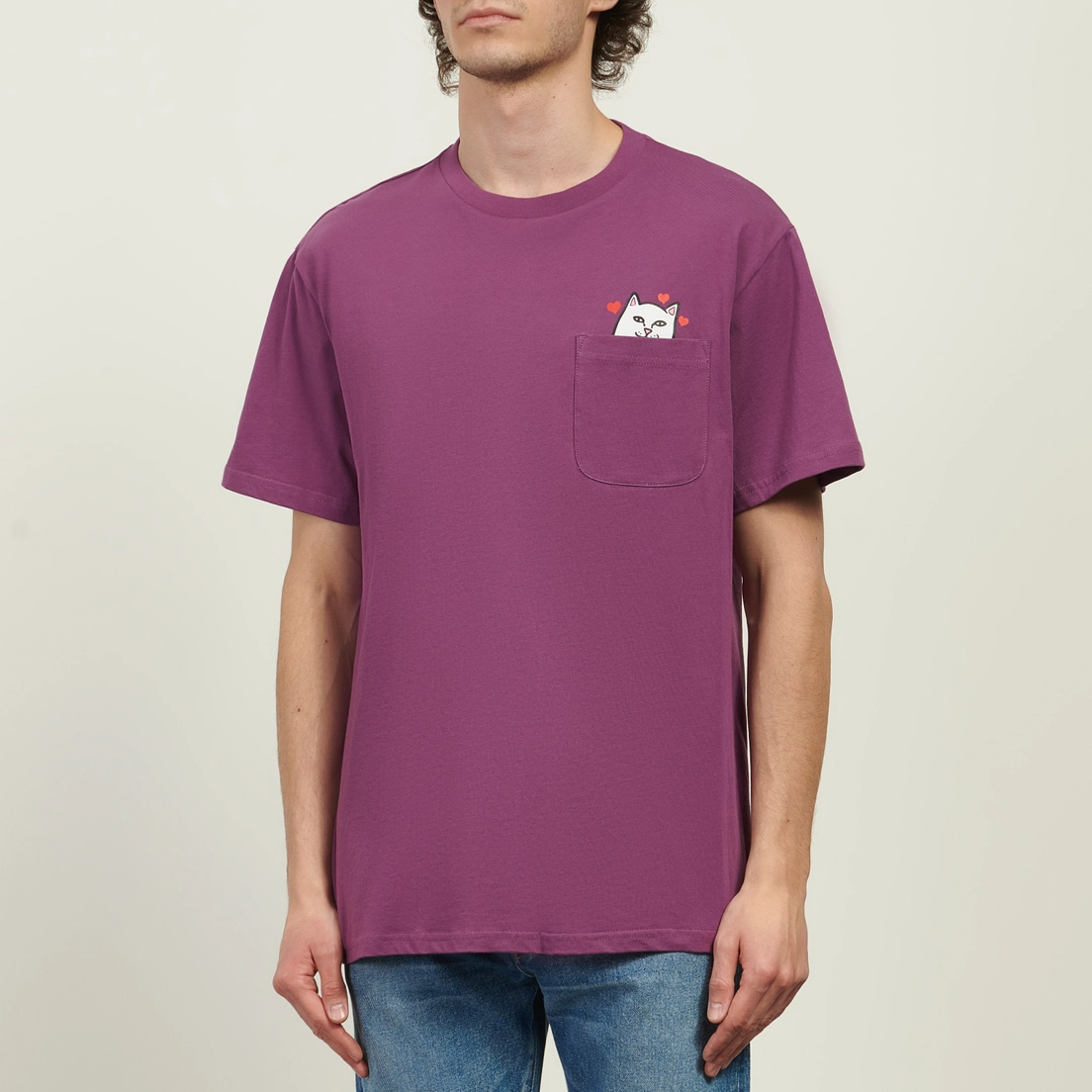 RIPNDIP Мужская футболка Nermal Loves Pocket