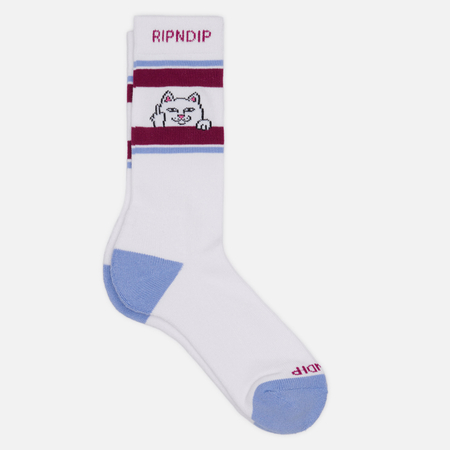 Носки RIPNDIP Peeking Nermal, цвет белый