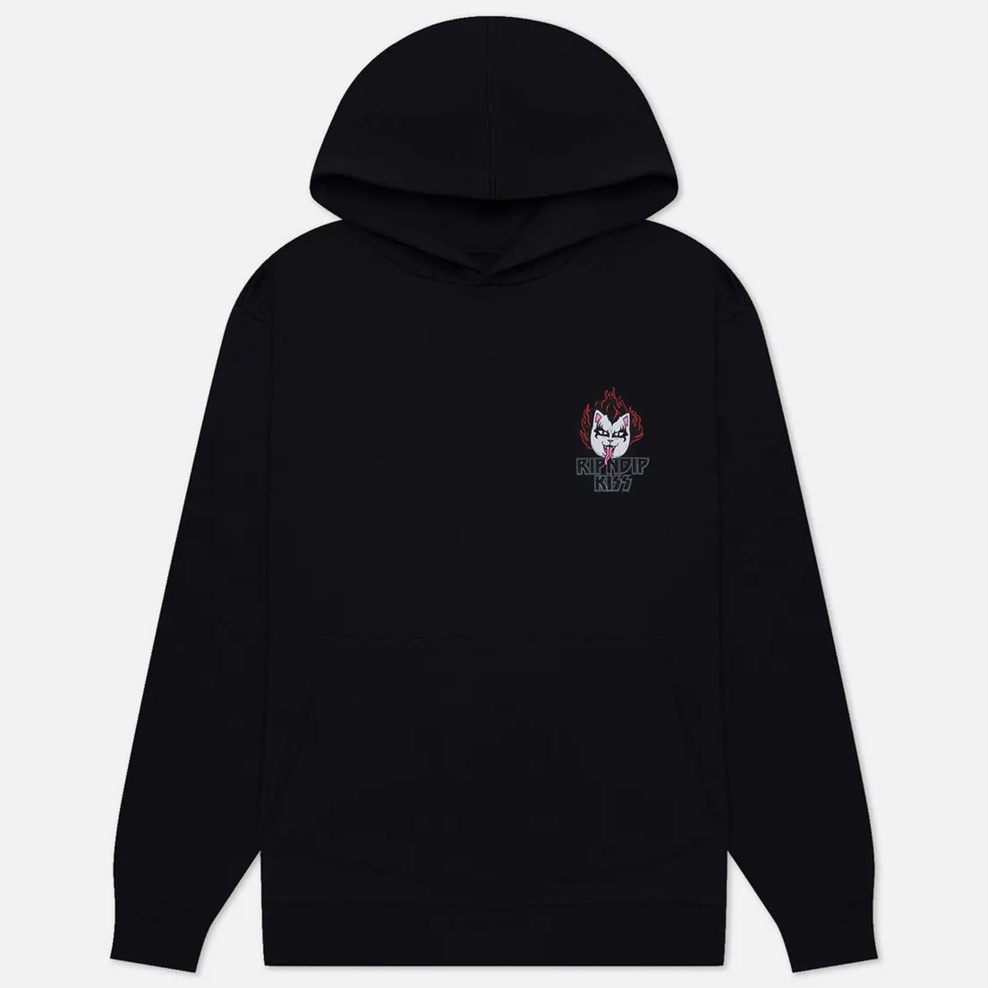 RIPNDIP Мужская толстовка x KISS Online Heavens On Fire Hoodie