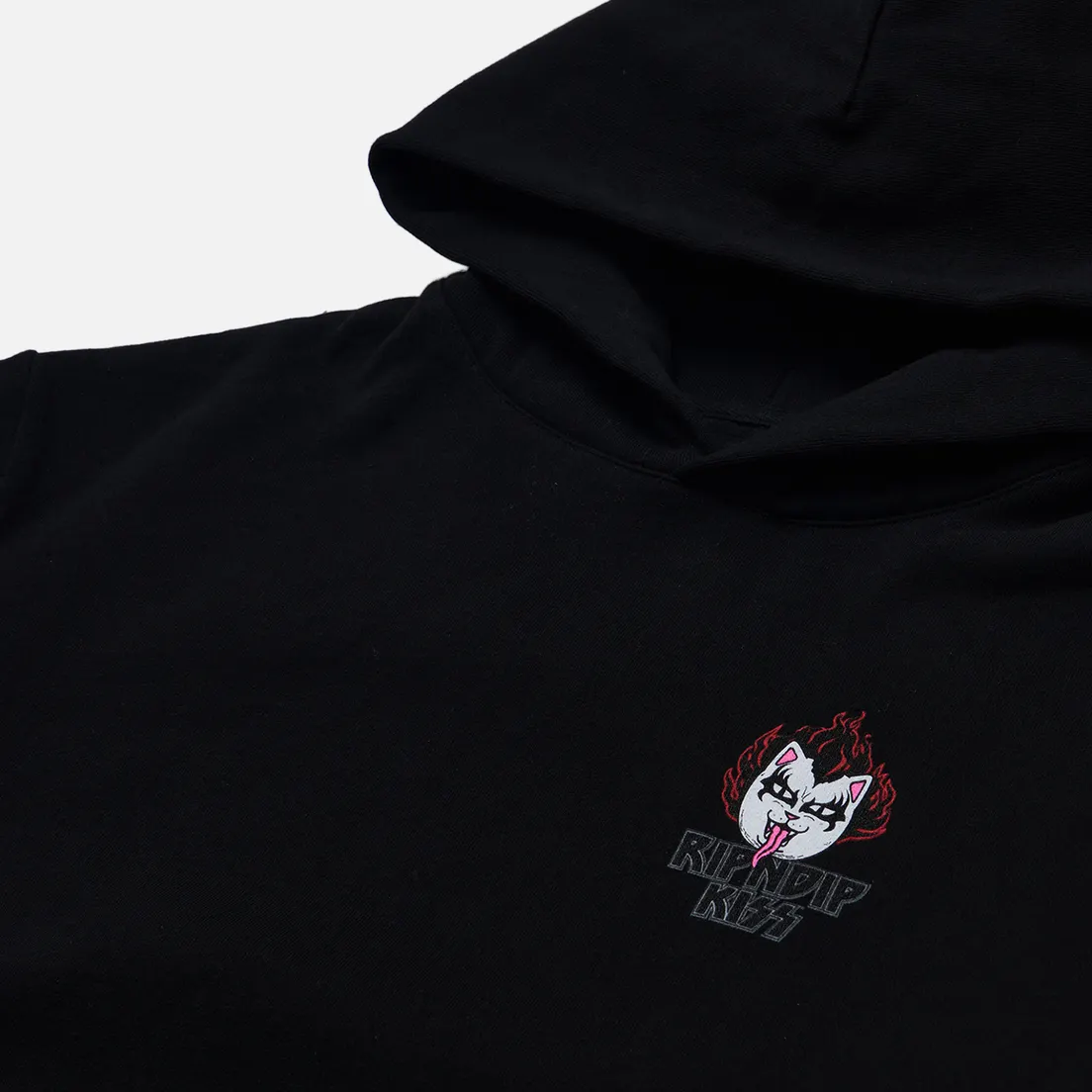 RIPNDIP Мужская толстовка x KISS Online Heavens On Fire Hoodie
