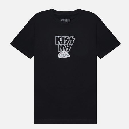 Мужская футболка RIPNDIP x KISS Online Kiss My Starchild, цвет чёрный, размер L