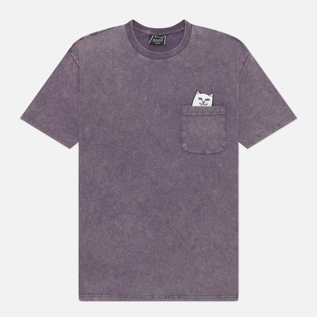 Мужская футболка RIPNDIP Lord Nermal Pocket, цвет фиолетовый