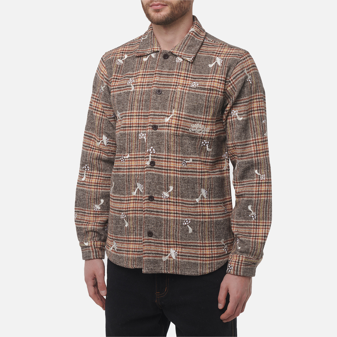 RIPNDIP Мужская рубашка Euphoria Button Up Plaid