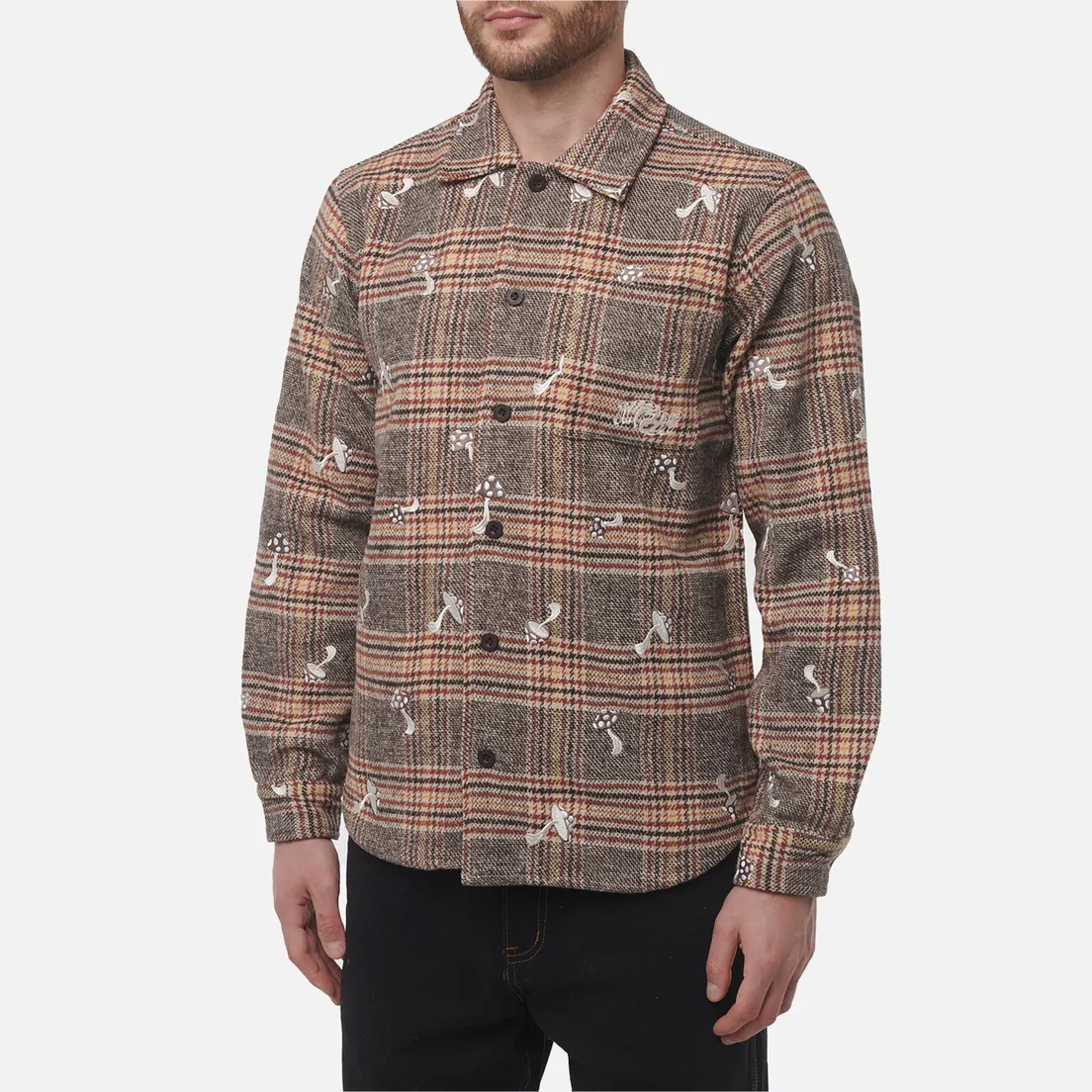 RIPNDIP Мужская рубашка Euphoria Button Up Plaid