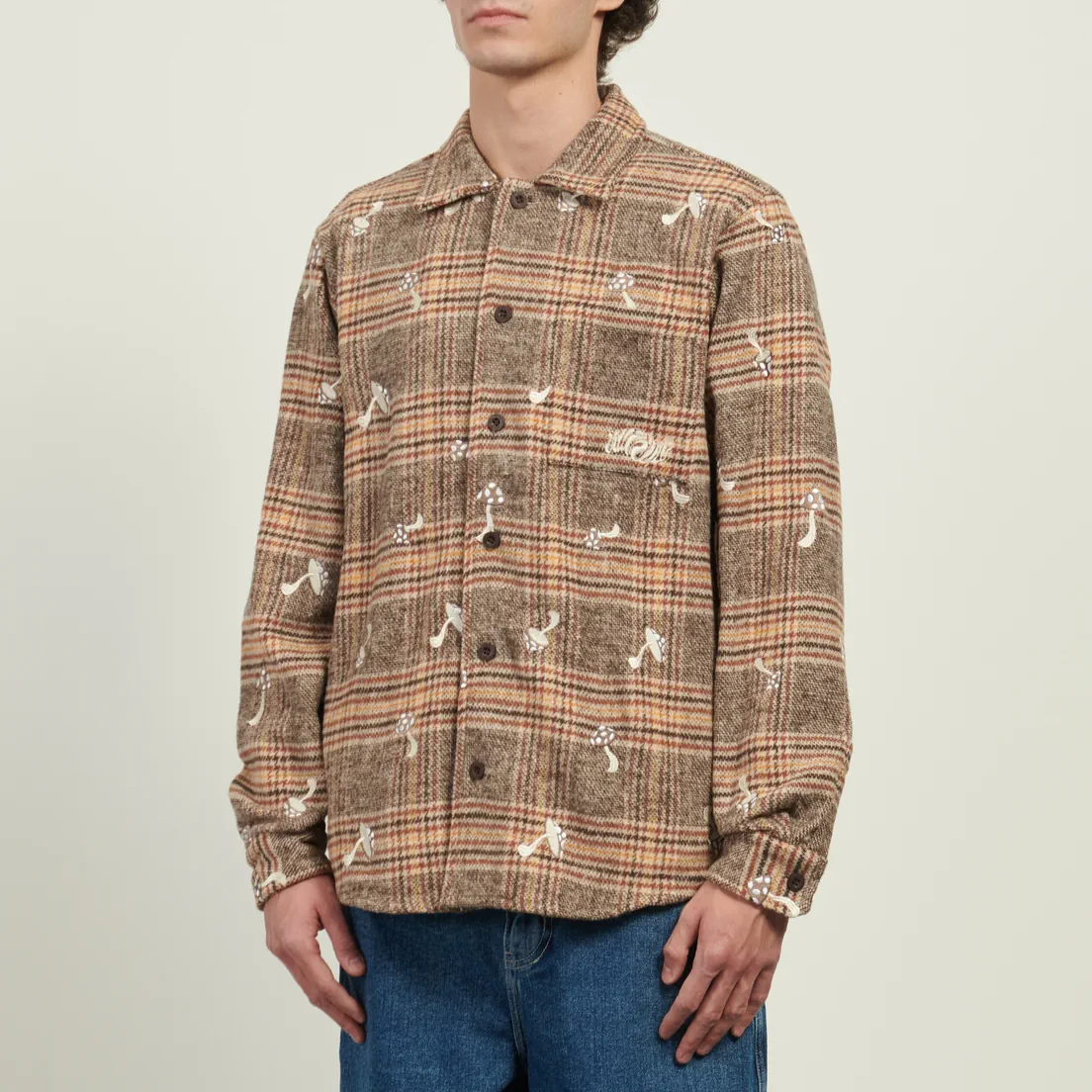 RIPNDIP Мужская рубашка Euphoria Button Up Plaid