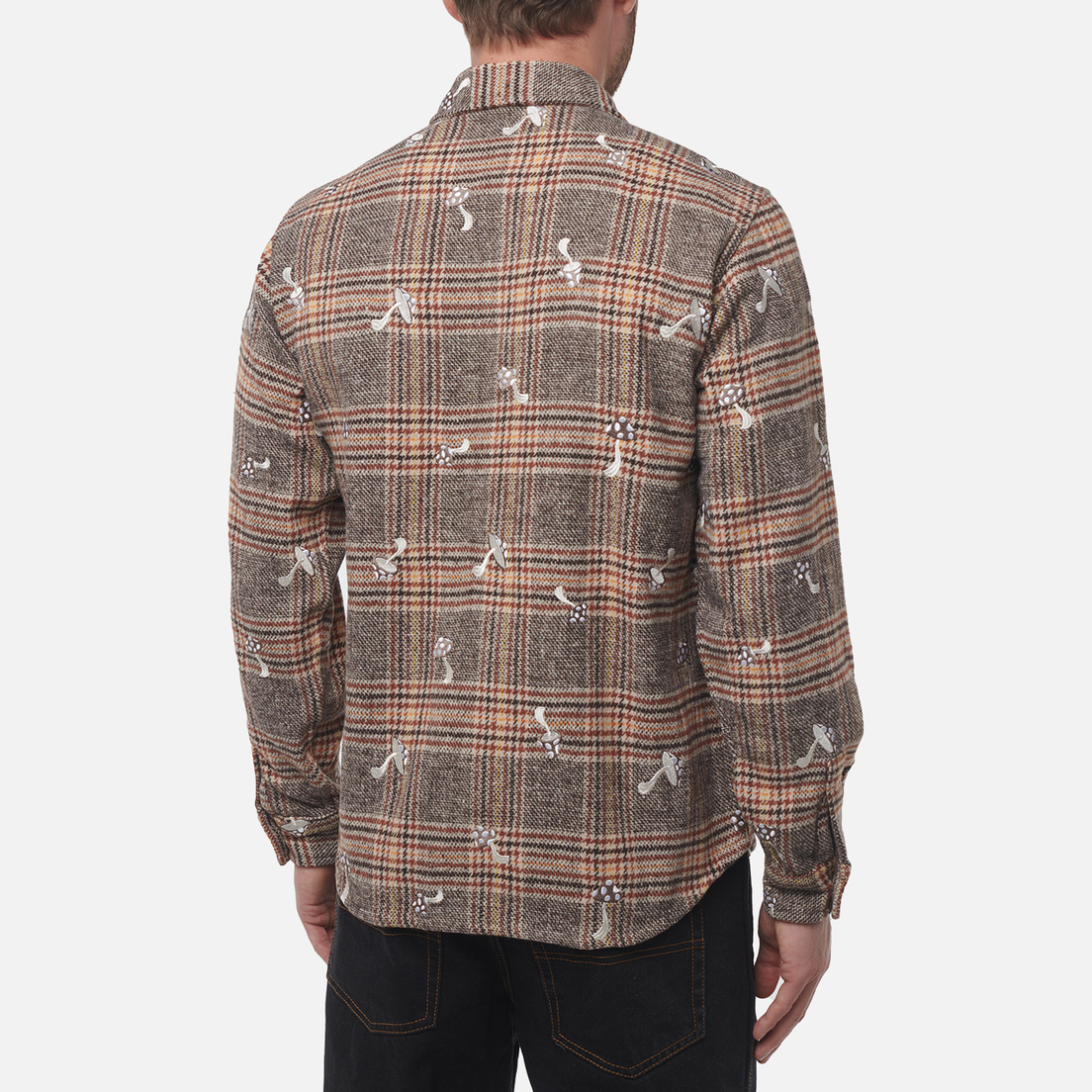 RIPNDIP Мужская рубашка Euphoria Button Up Plaid