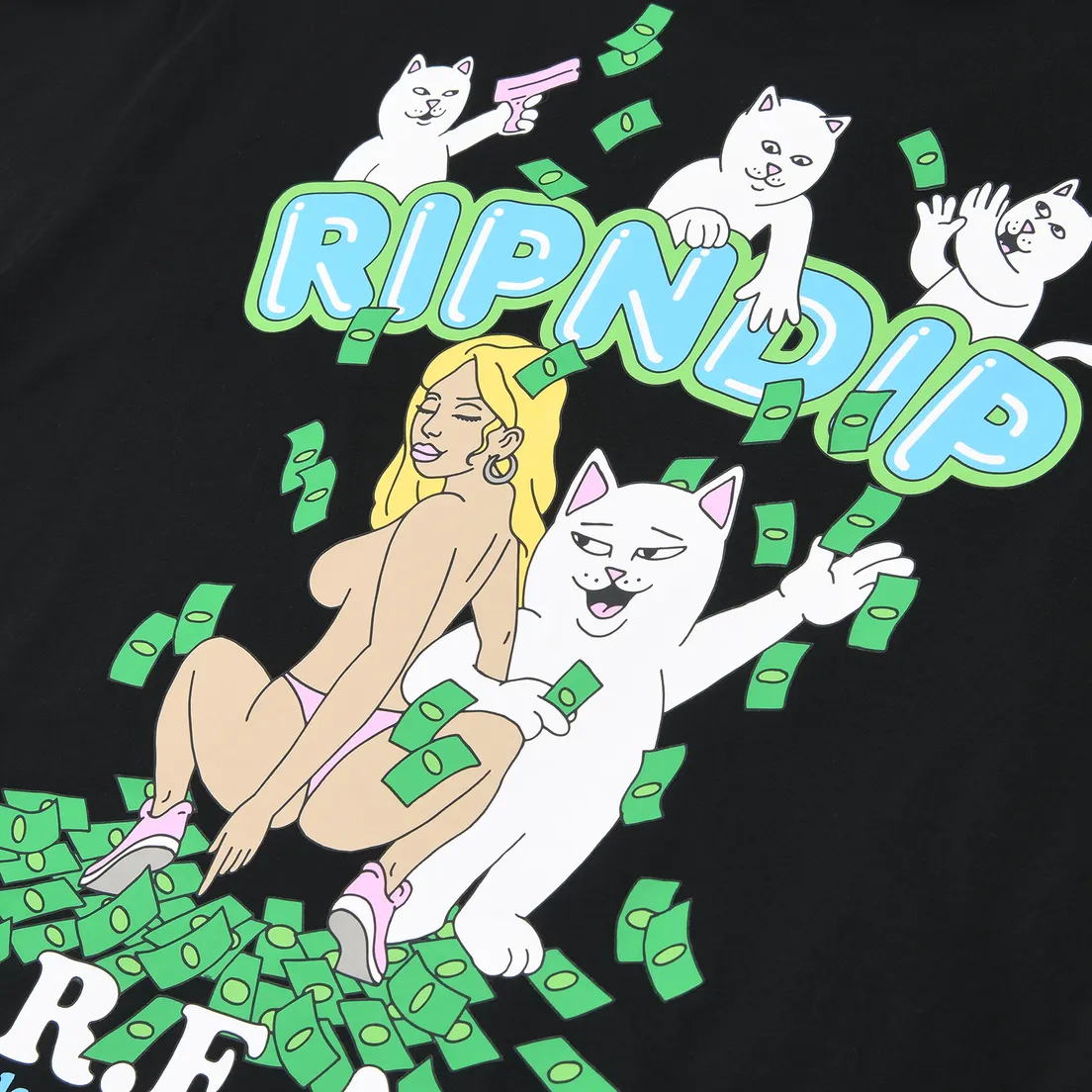 RIPNDIP Мужская футболка Club Cream