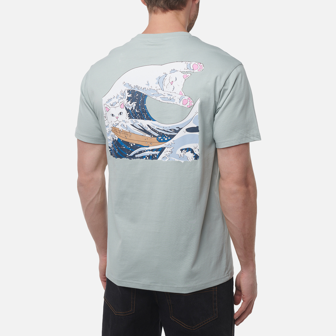 RIPNDIP Мужская футболка Great Wave Graphic