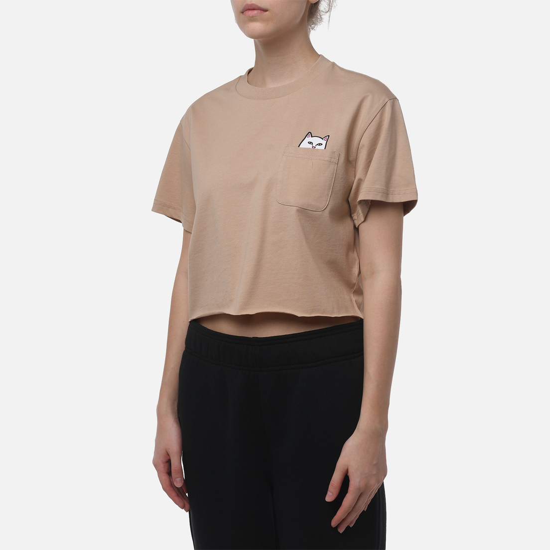 RIPNDIP Женская футболка Lord Nermal Cropped Baby Pocket