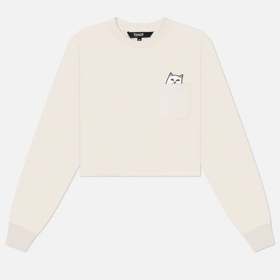 RIPNDIP Женский лонгслив Lord Nermal Cropped Pocket