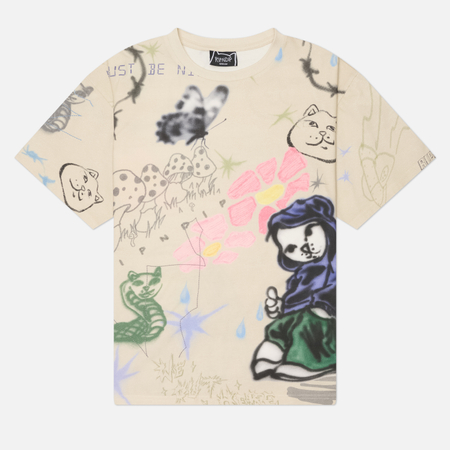 Мужская футболка RIPNDIP Goosebumps, цвет бежевый, размер XXL