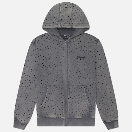 Мужская толстовка RIPNDIP Ripngems Zip-Up Hoodie, цвет серый, размер L