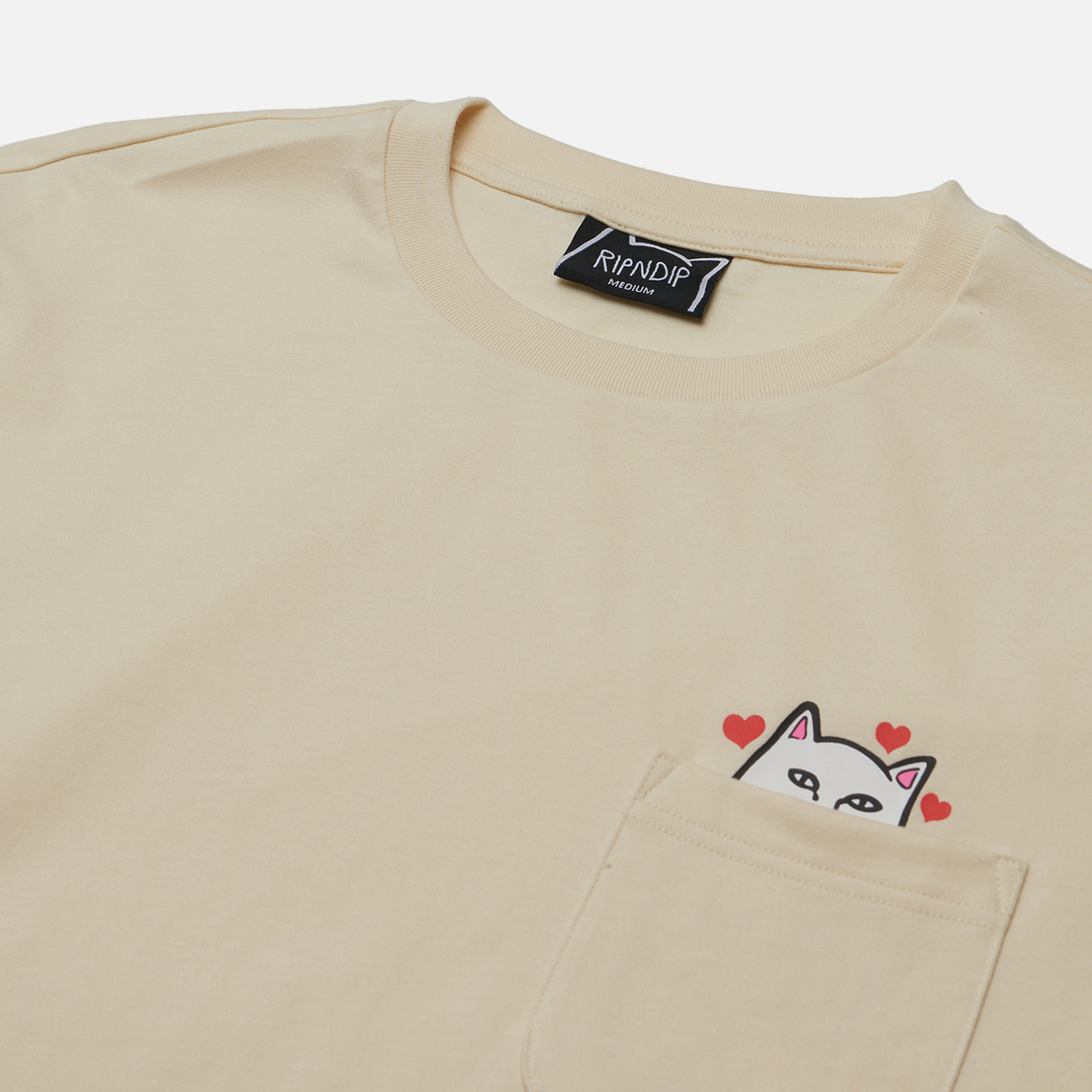 RIPNDIP Мужская футболка Nermal Loves Pocket