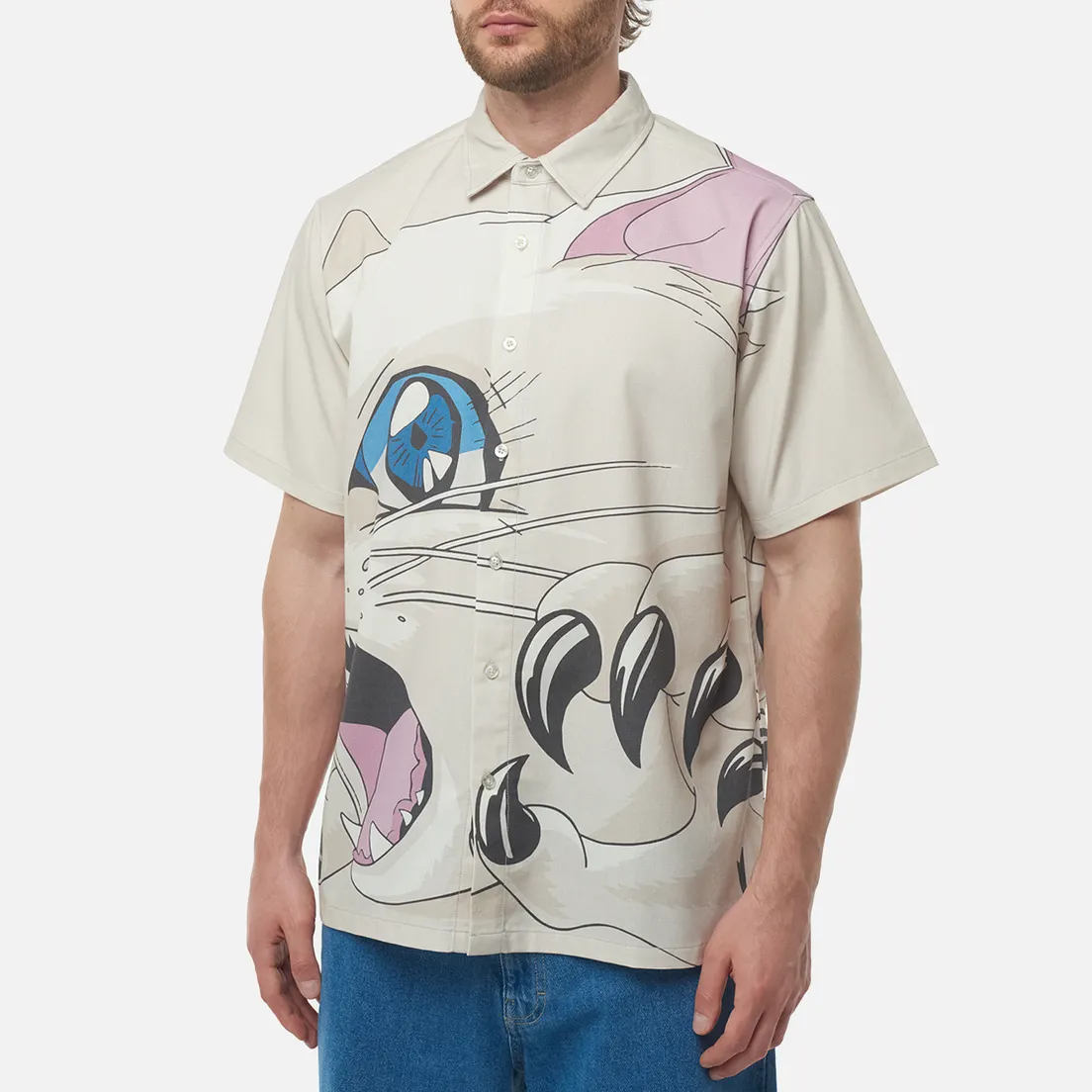 RIPNDIP Мужская рубашка Metal Claw Button Up