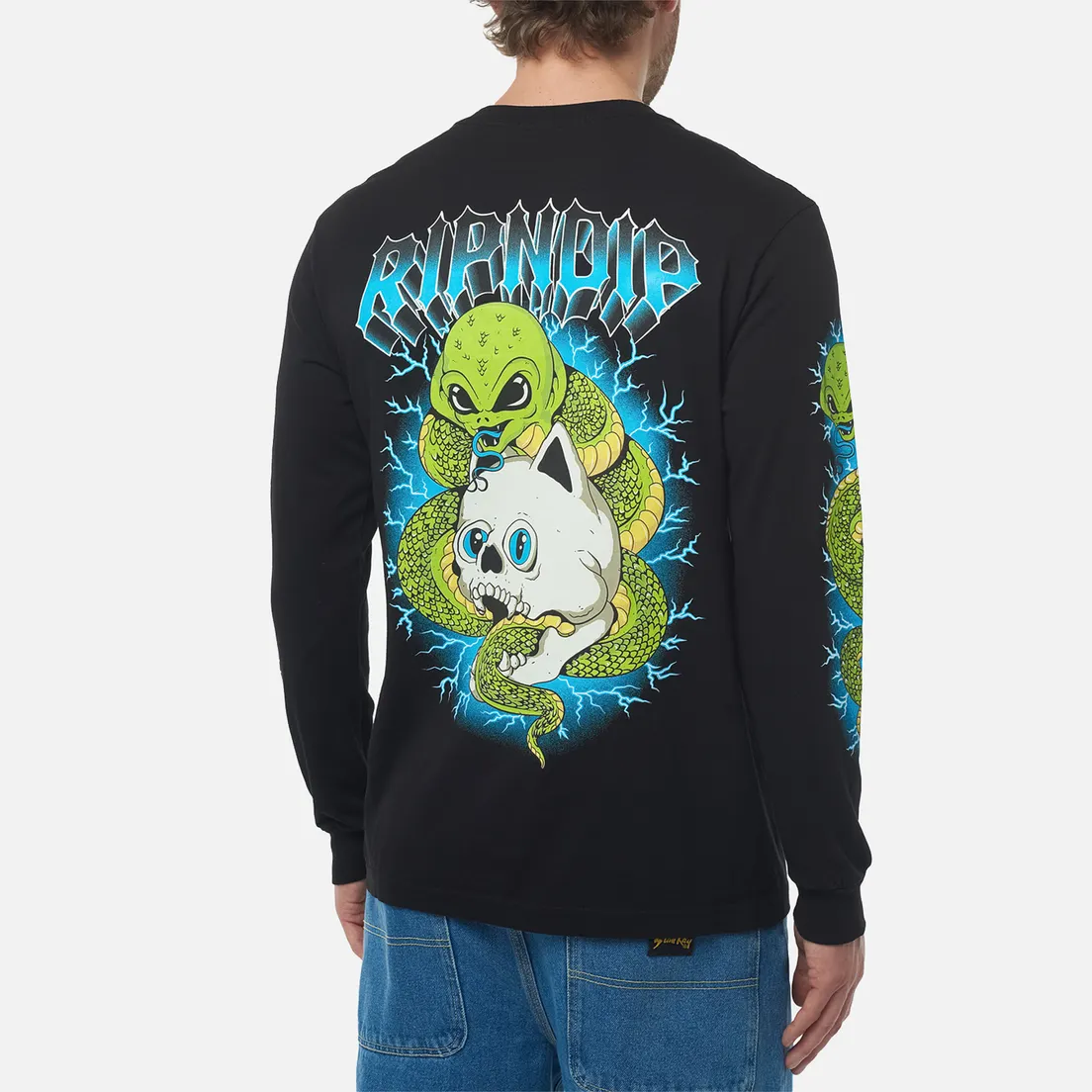 RIPNDIP Мужской лонгслив Skull And Bones